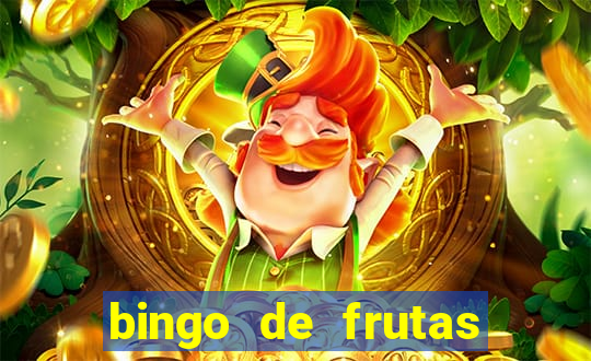 bingo de frutas para imprimir pdf